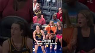 Caitlin Clark had fans laughing at her 😳caitlinclark basketball wnba [upl. by Aneeras501]