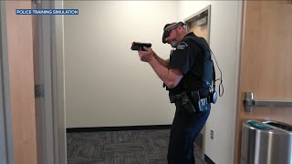 Colorado School of Mines police use augmented reality in active shooter deescalation training [upl. by Gibbon]