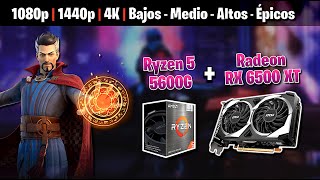 ✅ Ryzen 5 5600G  RX 6500 XT ✅ FORTNITE  CAPITULO 3 TEMPORADA 2 ✅ 720p  900p  1080p  1440p  4K [upl. by Kawai420]