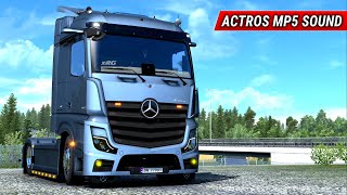 Mercedes Actros MP5 2019 Sound Mods  ETS2 139 [upl. by Nylidam]