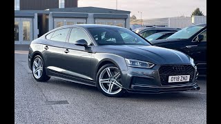 Used Audi A5 20 TFSI S line Sportback S Tronic I Motor Match Stafford [upl. by Keriann]