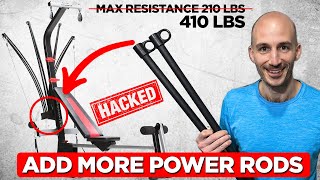 Add Power Rods to a Bowflex PR1000 with this Hack bowflex bowflexPR1000 [upl. by Siberson953]