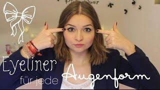 Der perfekte Eyeliner für jede Augenform [upl. by Bunns773]