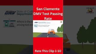 San Clemente DMV Passing Rate  Drivers License Test [upl. by Camp]