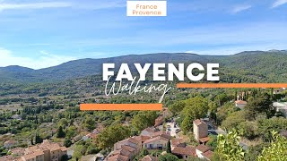 Fayence in the Provence Walking Tour  Picturesque Village  South of France [upl. by Leimad812]