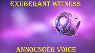 Warzone with 031 Exuberant Witness Announcer Voice  Halo 5 Guardians [upl. by Wolford]