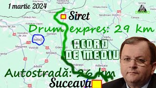 Autostrada A7 Suceava  Siret Acord de Mediu [upl. by Hertzfeld80]