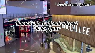 INSIDE the LUXURIOUS Hamad International Airport in Doha Qatar [upl. by Oregolac]