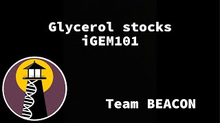 iGEM101 Lab How to make a glycerol stock shorts biology igem [upl. by Annael]