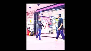 Arnis disarming drill  long range [upl. by Jerol964]