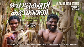 Pottukanni Koombarathi  പൊട്ടുകണ്ണി കൂമ്പറത്തി  വയനാടൻ പ്രണയഗാനം  Mathews wayanad [upl. by Artap]