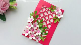 Beautiful Handmade Happy New Year 2020 Card Idea  DIY Greeting Cards for New Year [upl. by Ettenotna]