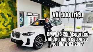 BMW X3 20i Msport có những nâng cấp gì so với BMW X3 20i  Nghĩa BMW Bình Dương [upl. by Ikciv870]