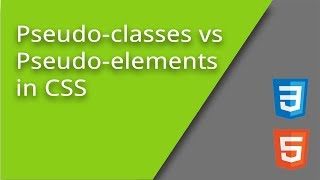 PseudoClasses vs PseudoElements in CSS [upl. by Ocinom]