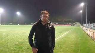 091124 Harrogate Railway Athletic 11 Louth Town FC postmatch interview [upl. by Devlin]