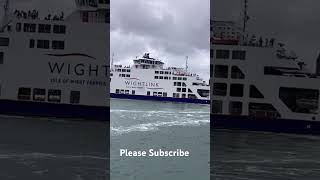 Wightlink Ferry Sharp Turn [upl. by Akirrehs]