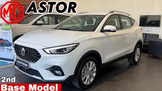 MG ASTOR SHINE 2024 Base Model ₹11 Lakh  NEW MG ASTOR 2nd Base Model Review [upl. by Lark920]