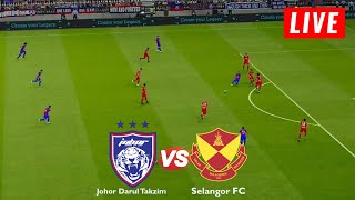 Johor Darul Takzim vs Selangor FC efootball pes21 gameplay [upl. by Brottman]