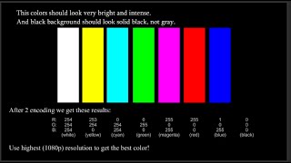 Check color on YouTube player NvidiaIntel HD users pay attention YouTube color check [upl. by Herson512]