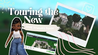 TOUR THE NEW 500K BLOXBURG HOUSE WITH ME✨🏡🌷Bloxburg [upl. by Lucier]