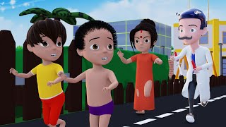 Pagal Bittu Sittu  Bittu or Remote wala Dinosaur  Bittu Sittu Toons  Pagal Beta  Cartoon Comedy [upl. by Eilzel]