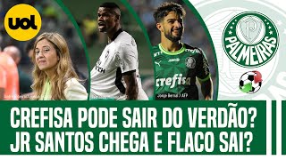 CREFISA PODE SAIR DO PALMEIRAS JÚNIOR SANTOS CHEGANDO E FLACO LÓPEZ SAINDO TUDO NO MERCADO DA BOLA [upl. by Durst]