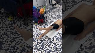 Swim Dryland Exercise Alternate kick swimming swim kick [upl. by Rebeca]