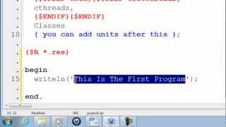 Free Pascal Program Tutorial 1  Getting Started  Lazarus Download Link  Mac Windows Linux [upl. by Ramalahs]