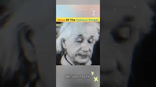 Albert Einstein voice🤯 hindifacts youtubrshorts janfacts [upl. by Nedlog]