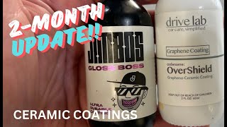 2Month Review of Jimbos Gloss Boss and drivelabs Overshield Ceramic Coatings  4K walk amp talk [upl. by Eentirb]