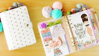 My Personal Kikki K Planner Setup  Summer 2018 [upl. by Namlas496]