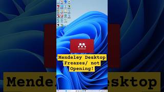 Mendeley Desktop Unable to Open Mendeley Desktop  Mendeley Desktop crashed while loading [upl. by Enrico]