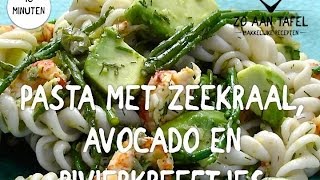 Snel recept Pasta met zeekraal en avocado [upl. by Deane]