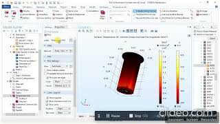 Thermal Analysis using COMSOL Multiphysics  COMSOL Heat Transfer Tutorial for Beginners [upl. by Etnahsal]