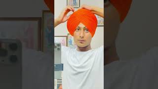 How to tie free style pagg ❤️✅turban headcovering turbanlove turbanstyles [upl. by Pendleton]