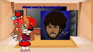 Aftons react to Coryxkenshin  My AU  Read desc [upl. by Aneloc259]