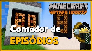 ⭐Contador de Episódios TUTORIAL COMPLETO MINECRAFT 116 [upl. by Nnyrb]