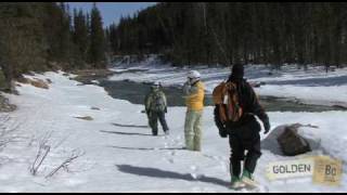 Snowmobile Blaeberry River Golden BC [upl. by Eerdua870]