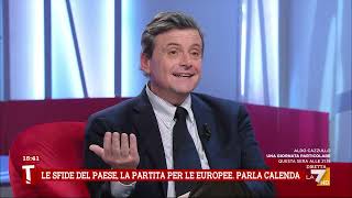 La stoccata di Calenda a Renzi quotQuando si parla in Senato non si prendono soldi dallesteroquot [upl. by Romie220]