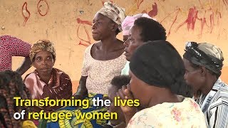 Uganda Transforming the lives of refugee women [upl. by Rabjohn]