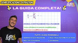 👍🧮SEMPLIFICAZIONE FRAZIONI la GUIDA DEFINITIVA per TUTTI I CASI POSSIBILI [upl. by Eugenides]