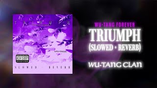 WuTang Clan  Triumph Slowed  Reverb Official Audio [upl. by Goeselt]