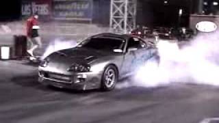 WORLDS FASTEST TOYOTA SUPRA BIG TURBO DRAG 788 1500 HP [upl. by Odnamla]