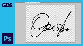 Create a Digital Signature in Adobe Photoshop Colour Range Tool amp Minimum Tool [upl. by Eide]