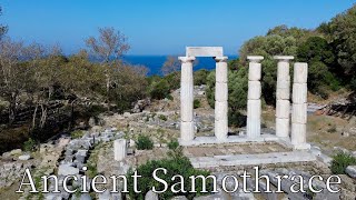 Ancient Samothrace Greece  by drone 4K ancientgreek [upl. by Ssalguod]