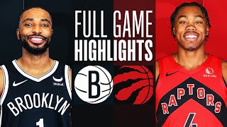 NETS at RAPTORS  FULL GAME HIGHLIGHTS  February 22 2024 [upl. by Adnolohs638]