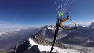 Vol rando parapente au Mont Blanc  Omega Xalps [upl. by Aynas]