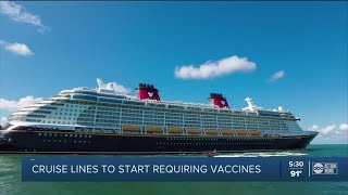 Disney Cruises to require all eligible passengers to be vaccinated for trips to Bahamas [upl. by Winfield]