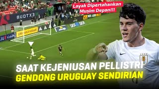 Jual Antony amp Pertahankan Pellistri Aksi Facundo Pellistri Jadi Pemain Kunci Uruguay Lawan Mexico [upl. by Ttergram]