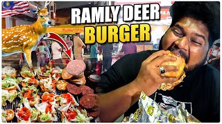 Deer Burger 🦌  Malaysian’s Most Favourite Street Burger  Ramly Burger [upl. by Nealon305]